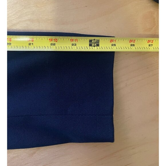 L'Agence Jennah Cropped Single Breasted Blazer Navy Blue - Picture 12 of 12